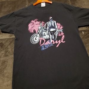 Walking Dead Black Daryl Dixon Tee